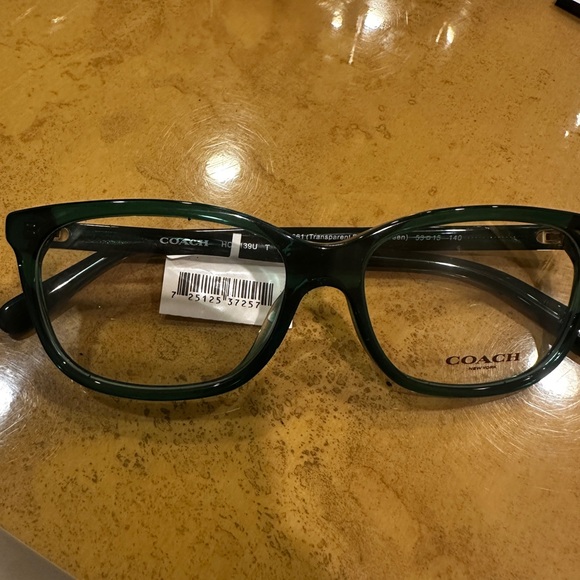 Coach Green Women's Glasses - Picture 1 of 3